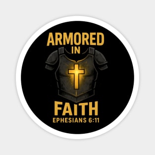 Armored in Faith Magnet